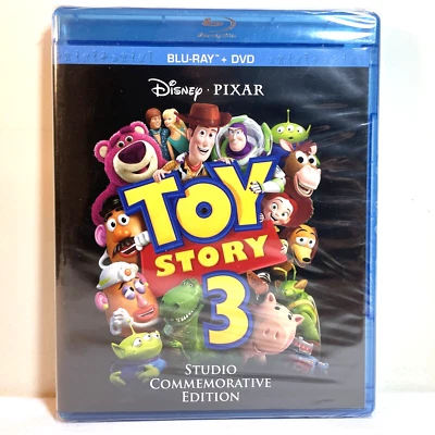 TOY STORY 3 (2010) Blu-Ray + DVD Animation Adventure Family NEW - Image 1 of 4