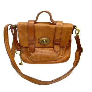 Fossil Umhängetasche Damen Carson ZB5058 Caramel Leder Crossbody Riemen Tasche Medium - Bild 1 von 12