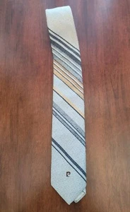 Men's Vintage PIERRE CARDIN NECKTIE Tie WITH EMBLEM DECOR  - Picture 1 of 5