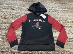 Nike Therma-Fit MLB Arizona Diamondbacks Hoodie Sweatshirt Womens XS Black $80 - Picture 1 of 9