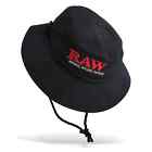 Raw Smokerman's Bucket Hat King Size Large Black 100% Cotton With Free Shipping