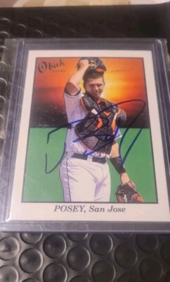 Tarjeta de novato 2009 TRISTAR Obak #23 Buster Posey aspecto firmado Gigantes Foto 1 de 2