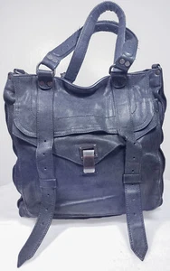 Proenza Schouler PS1 Black Leather Tote Bag - Picture 1 of 11
