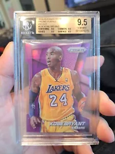 2014 PRIZM DIE-CUT PURPLE KOBE BRYANT /139...QUAD BGS 9.5 GEM MINT.....CROSSOVER - Bild 1 von 2