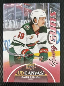 2021 Upper Deck Calen Addison #C108 Parallel/Variety Rookie - Picture 1 of 2