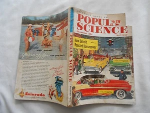POPULAR SCIENCE Magazine-DECEMBER,1955-HOW DETROIT BOOSTED HORSEPOWER - Picture 1 of 2