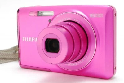 [NEAR MINT] Retro Pink Fujifilm JX700 16MP CCD Digital Camera FROM JAPAN - Image 1 of 4