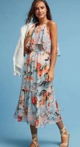 NUEVO Vestido Anthropologie Poppy Midi de Donna Morgan Talla 12 y 14 $228 - Imagen 1 de 5