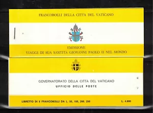 S42445 Vatican 1982 MNH Booklet n.1 Travel Pope - Picture 1 of 1