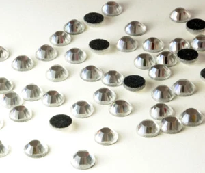 Hotfix Basic Form RUND CRYSTAL 10 mm Stückzahl wählbar Glas Formen Strasssteine - Picture 1 of 12