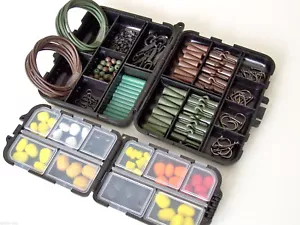 Fishing Tackle Box Carp Imitation Bait pop Up Corn Links Swivels for Hair rigs - Picture 1 of 12