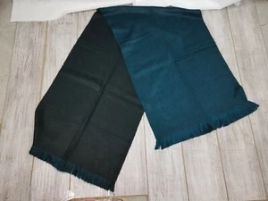 NEU Shupaca grün schwarz Alpaka Cape Überwurf ultra weich hypoallergen 22 x 78" - Bild 1 von 6