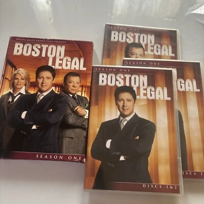 Boston Legal - Season One (DVD, 2006, 5-Disc) William Shatner Region 1 - Image 1 of 4