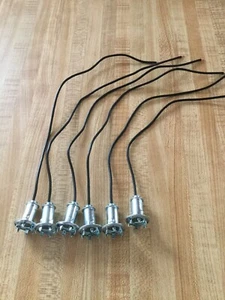 VINTAGE GAUGE DASH LIGHT SOCKET REPAIR #6 Pc KIT RAT ROD HOT TRUCK SUN TACH LITE - Bild 1 von 12