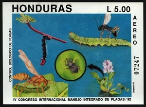 Honduras 1991 - Mi-Nr. Block 50 ** - MNH - Insekten / Insects - Picture 1 of 1