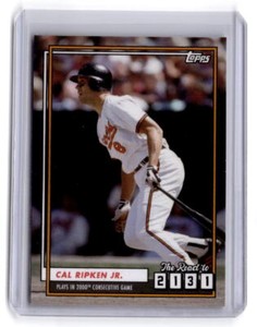 2020 Topps x Cal Ripken - 2131 #23 Cal Ripken Jr. Mint