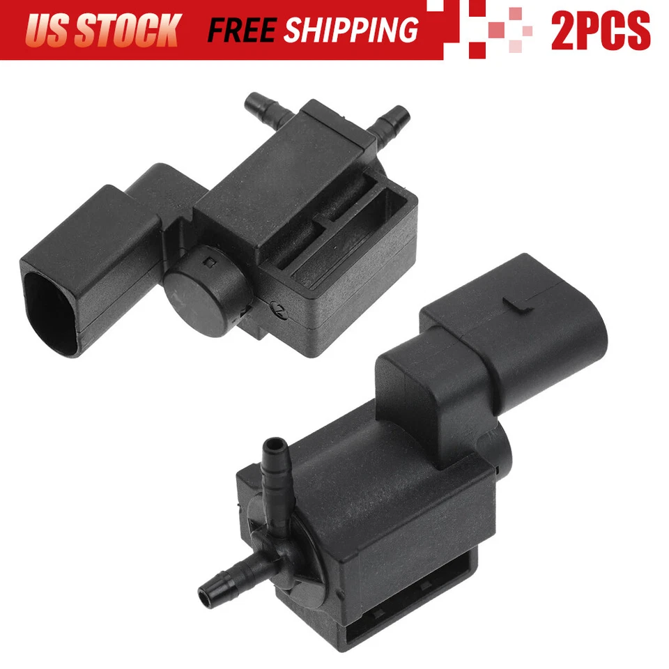 2X Electroválvula de vacío EGR 037906283C para Audi A4 A6 Quattro Beetle Passat Foto 1 de 4