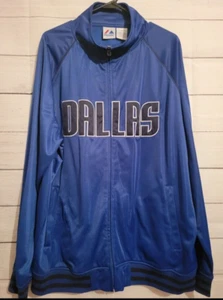 Dallas Mavericks Vintage Jacket 2X Majestic - Picture 1 of 3