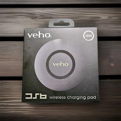 Veho DS-6 Qi 15W Wireless Charging pad | Qi Wireless Charging | Super Fast 15W - Image 1 of 2
