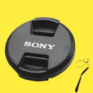 Sony Center Pinch Front Lens Cap Cover 55mm for Alpha A7 a9 A7r nex7 A6500 rx100 - Picture 1 of 4
