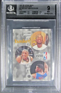 1997 98 Upper Deck Kobe Bryant International Italian Sticker #65 BGS 9 MINT - Bild 1 von 2