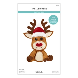Spellbinders Felt Reindeer Etched Dies from the Felt Stitch & Create Collection - Picture 1 of 5