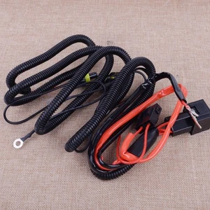 Xenon Conversion Light Relay Wire Wiring Harness 35-55W H8/H9/H11 DRL 12V - Picture 1 of 5