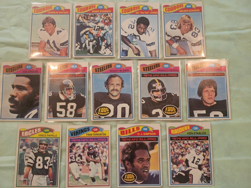 1977 Topps Football Vintage You Pick Complete your set - Image 1 of 1
