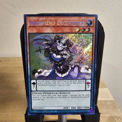 Archfiend Eccentrick (Secret Rare) RA04-EN017 Quarter Century Stampede 1st... - Image 1 of 2