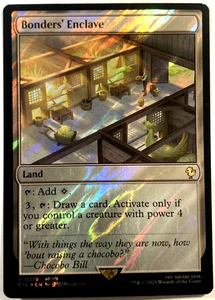 MTG Bonders' Enclave (Surge Foil) Commander: Final Fantasy 376 FFVII FF7 NM - Picture 1 of 6