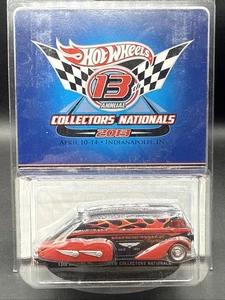 2013 Hot Wheels Collectors 13TH Nationals ROCKET OIL red black 00336/01200  - Picture 1 of 4
