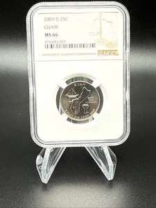 2009-D Washington State Quarter Guam NGC MS66 - Picture 1 of 2