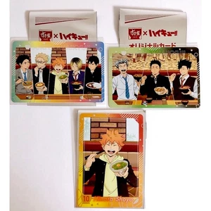 Haikyu x Sukiya Collaboration Vol. 1 Neuheit Bonuskarten Sammlung Hyuga Shoyo - Bild 1 von 1