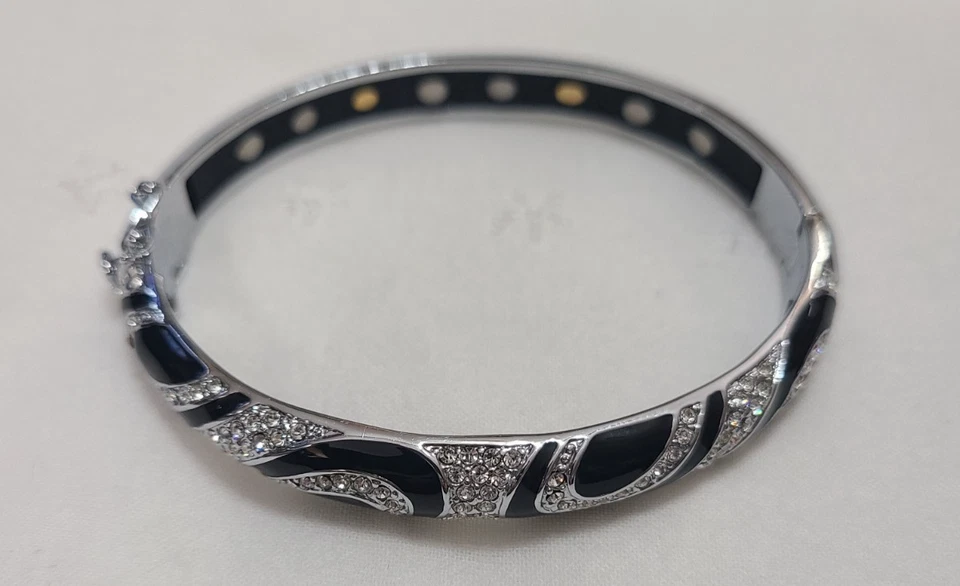 Nikken Bella Passione 24K Plated Magnetic Venezia Swirl Bangle Bracelet NWOT - Image 1 of 4