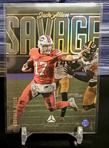 2021 Panini Luminance Josh Allen #TS-2 Savage Insert Buffalo Bills - Bild 1 von 2