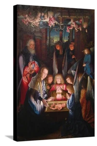 ART.COM Leinwandbild Anbetung des Christkindes von Jan Joest von... - Bild 1 von 4