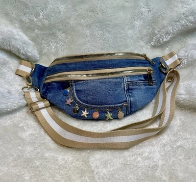 Handmade Denim  Bum Bag/Shoulder Bag/Waist Bag - Image 1 of 4