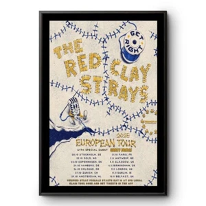 Red Clay Strays European 2025 Tour Poster - Picture 1 of 2