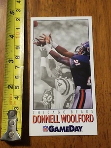 1992 GAMEDAY FOOTBALL CARD DONNELL WOOLFORD #404 - Picture 1 of 2