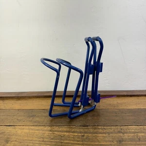 Vintage Paramount Water Bottle Cage Set Blue MTB 90s Schwinn PDG Race MTB - Picture 1 of 9