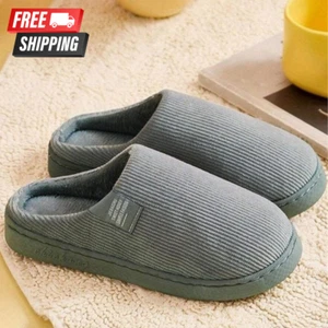 Zapatillas cálidas de invierno gruesas antideslizantes inferiores para uso doméstico mujeres zapatillas de piel de interior - Imagen 1 de 23