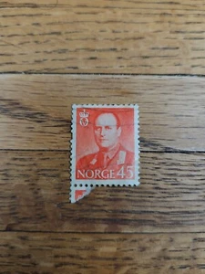 Norwegen Briefmarke König Olav V 45ore gebraucht - Bild 1 von 2
