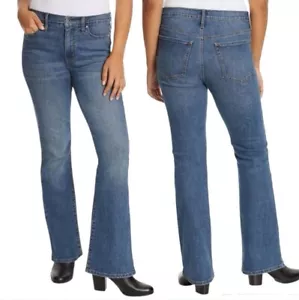 Vintage X America Women's Bootcut Blue Jean High Rise Stretch Denim, Size 10 - Picture 1 of 9