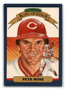 1986 Donruss Diamond Kings #653 Pete Rose Cincinnati Reds 202486 - Picture 1 of 2