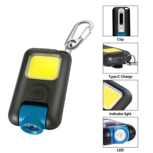 Rechargeable USB LED Headlamp Clip on Cap Hat Light Head Torch Fishing Camp Lamp - Picture 1 of 21