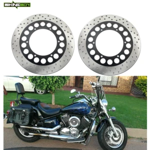 Front Brake Disc Rotor for Yamaha XVS1100 V-Star XVZ 1300 XV 1600 1700 Road Star - Picture 1 of 9