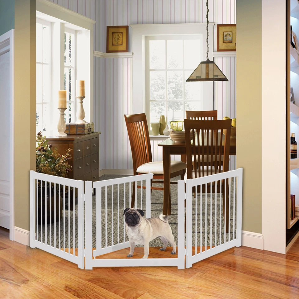 Kaminschutzgitter Absperrgitter 3TLG. Hundegitter Klappbar Treppengitter Kinder - Bild 1 von 1