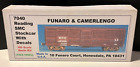 Funaro & Camerlengo HO Kit 7040 Reading SMC Stockcar with Decals