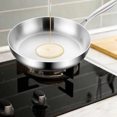 Padella per frittata in acciaio inossidabile rotonda antiaderente per tutti - Immagine 1 di 2