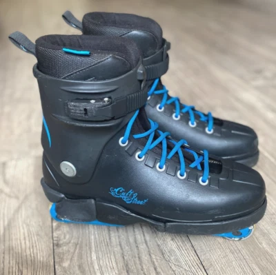 Razors Cult Street Blue Aggressive Inline Skates size US 10 EUR 43  Rare - Image 1 of 4